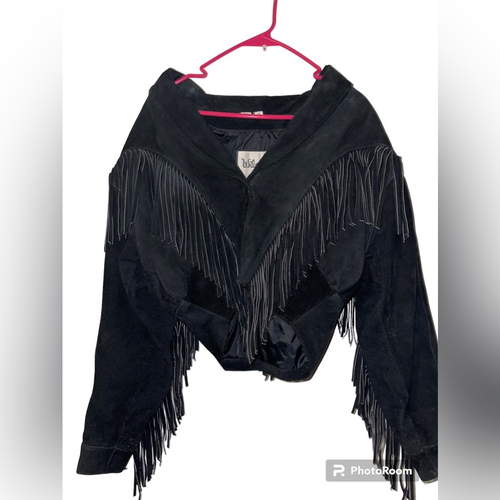 Suede & leather jacket